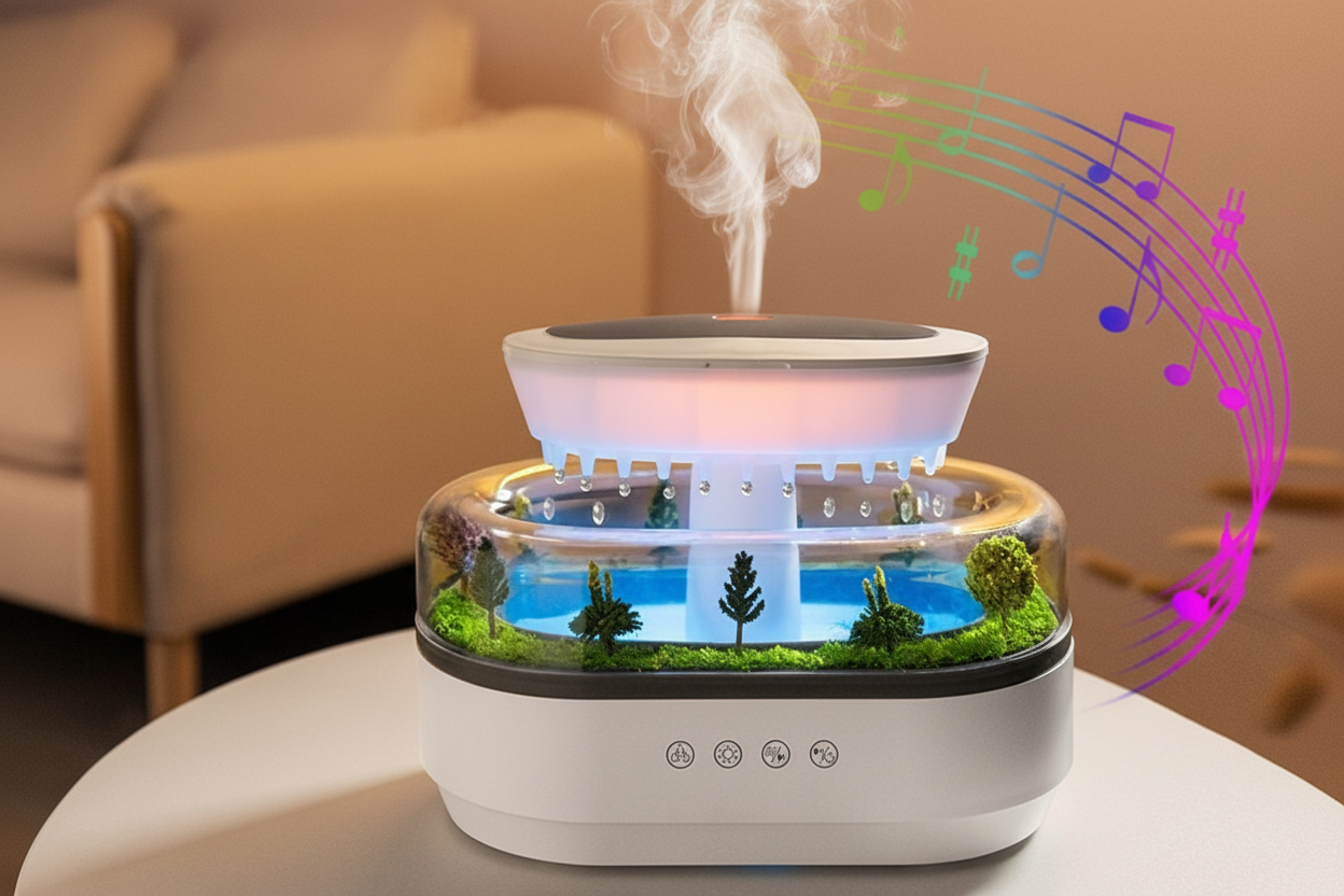 Características humidificador ultrasónico SomniaDrop — 10h autonomía