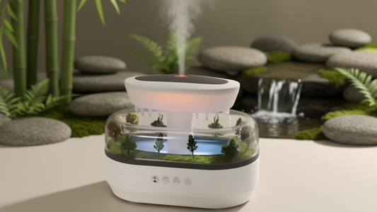 Humidificador ultrasónico silencioso SomniaDrop — sin ruido para dormir